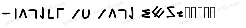 tsanger yu yang w05字体转换
